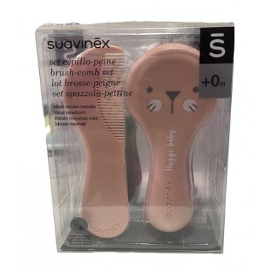 CEPILLO Y PEINE INFANTIL SOFT SUAVINEX ROSA...