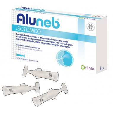 ALUNEB ISOTONICO KIT 15 VIALES 4 ml  1 DISPOSITIVO