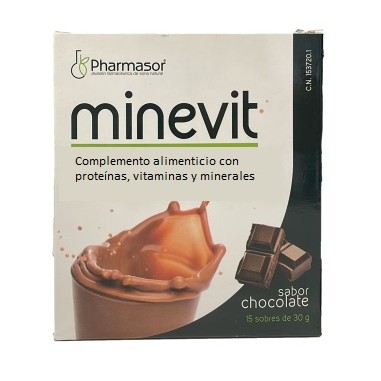 MINEVIT SENIOR  15 SOBRES 30 g SABOR CHOCOLATE