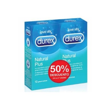 DUREX NATURAL PLUS PRESERVATIVOS 12...
