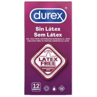 DUREX SIN LATEX PRESERVATIVOS 12 UNIDADES