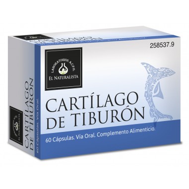 CARTILAGO DE TIBURON EL NATURALISTA  60 CAPSULAS
