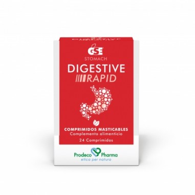 GSE STOMACH DIGESTIVE RAPID  24 COMPRIMIDOS MASTICABLES