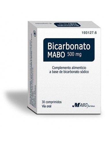 BICARBONATO MABO  500 mg 30 COMPRIMIDOS