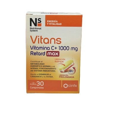 NS VITANS VITAMINA C 1000 mg RETARD MAX 30...
