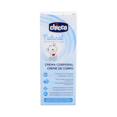 NATURAL SENSATION CREMA CORPORAL CHICCO 1 ENVASE 150 ml
