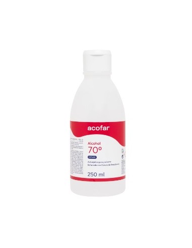 ALCOHOL 70º ACOFAR 1 FRASCO 250 ml