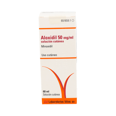 ALOXIDIL 50 mg/ml SOLUCION CUTANEA 1 FRASCO 60 ml