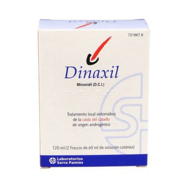 DINAXIL CAPILAR 20 mg/ml SOLUCION CUTANEA 2 FRASCOS 60 ml