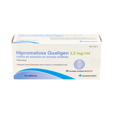 HIPROMELOSA QUALIGEN 3,2 mg/ml COLIRIO EN SOLUCION 30 MONODO