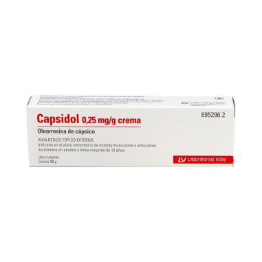 CAPSIDOL 0,25 mg/g CREMA 1 TUBO 30 g