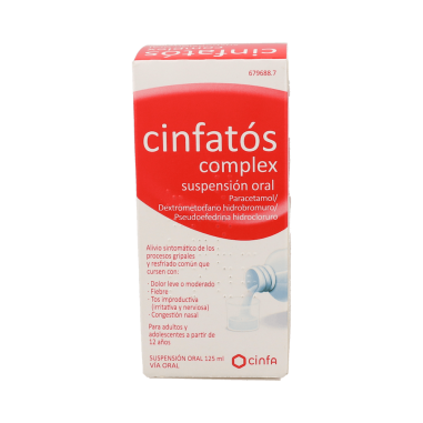 CINFATOS COMPLEX SUSPENSION ORAL 1 FRASCO 125 ml