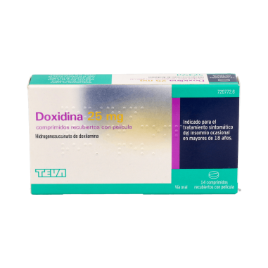 DOXIDINA 25 mg 14 COMPRIMIDOS RECUBIERTOS