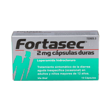 FORTASEC 2 mg 10 CAPSULAS