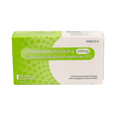 OMEPRAZOL PENSAVITAL EFG 20 mg 14 CAPSULAS GASTRORRESISTENTE