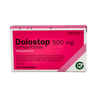 DOLOSTOP 500 mg 20 COMPRIMIDOS