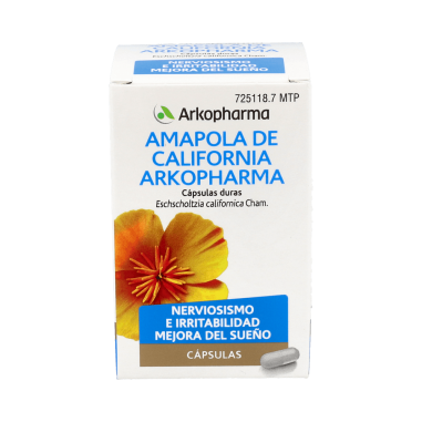 AMAPOLA DE CALIFORNIA ARKOPHARMA 300 mg 84 CAPSULAS