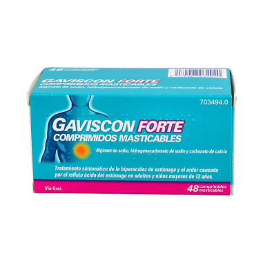 GAVISCON FORTE 48 COMPRIMIDOS MASTICABLES