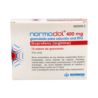 DIFENADOL RAPID EFG 400 mg 12 SOBRES GRANULADO PARA SOLUCION