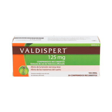 VALDISPERT 125 mg 50 COMPRIMIDOS RECUBIERTOS