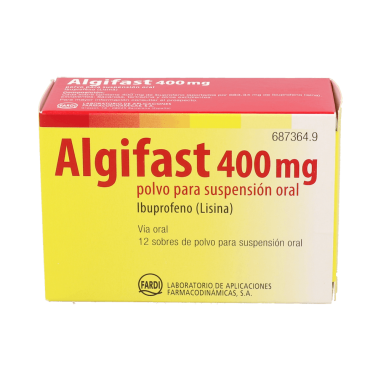 ALGIFAST 400 mg 12 SOBRES POLVO PARA SUSPENSION ORAL