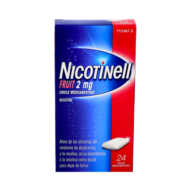 NICOTINELL FRUIT 2 mg 24 CHICLES MEDICAMENTOSOS