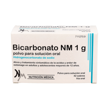 BICARBONATO NM 1 g 42 SOBRES POLVO PARA SOLUCION ORAL