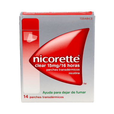 NICORETTE CLEAR 15 mg/16 h 14 PARCHES TRANSDERMICOS