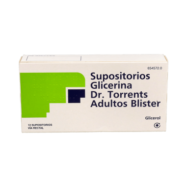 SUPOSITORIOS DE GLICERINA DR. TORRENTS ADULTOS 3,27 g 12 SUP