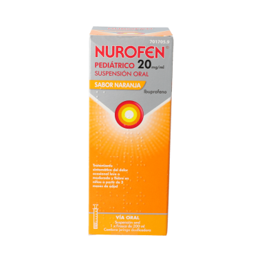 NUROFEN PEDIATRICO 20 mg/ml SUSPENSION ORAL 1 FRASCO 200 ml