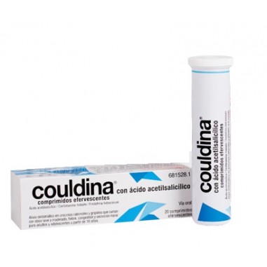 COULDINA CON ACIDO ACETILSALICILICO 500 mg/2 mg/7,5 mg 20 CO