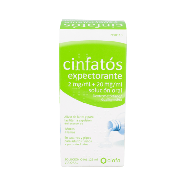 CINFATOS EXPECTORANTE 2 mg/ml  20 mg/ml...