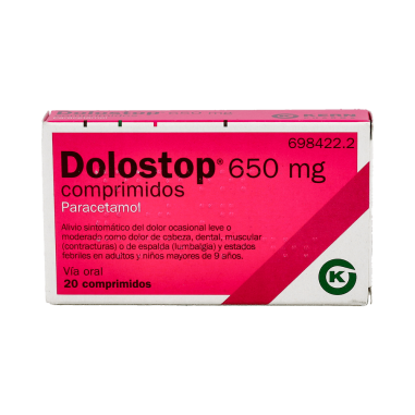 DOLOSTOP 650 mg 20 COMPRIMIDOS