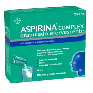 ASPIRINA 500 mg 20 COMPRIMIDOS EFERVESCENTES