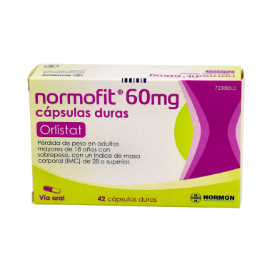 NORMOFIT 60 mg 42 CAPSULAS