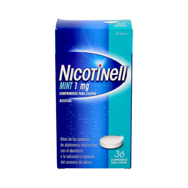 NICOTINELL MINT 1 mg 36 COMPRIMIDOS PARA CHUPAR