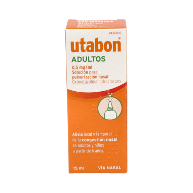 UTABON ADULTOS 0,5 mg/ml SOLUCION PARA PULVERIZACION NASAL 1