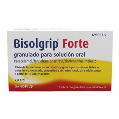 BISOLGRIP FORTE 10 SOBRES GRANULADO PARA...
