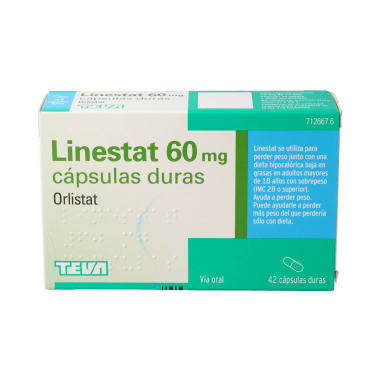LINESTAT 60 mg 42 CAPSULAS