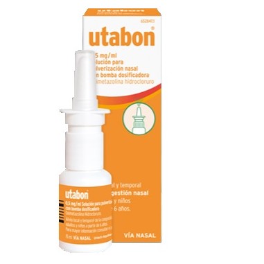 UTABON 0,5 mg/ml SOLUCION PARA PULVERIZACION NASAL 1 FRASCO