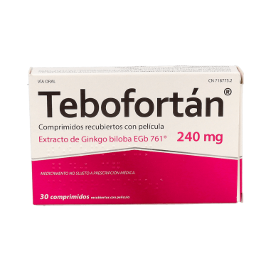 TEBOFORTAN 240 mg 30 COMPRIMIDOS RECUBIERTOS