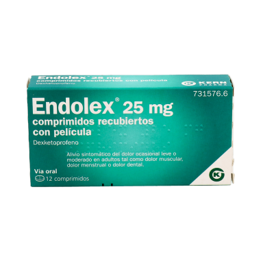 ENDOLEX 25 mg 12 COMPRIMIDOS