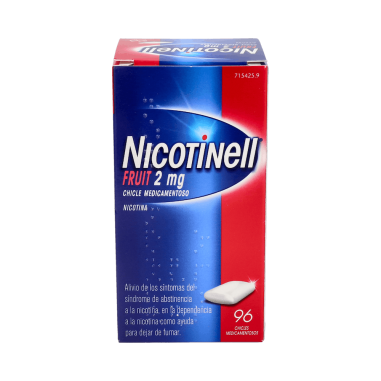 NICOTINELL FRUIT 2 mg 96 CHICLES MEDICAMENTOSOS