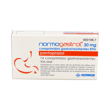 NORMOGASTROL EFG 20 mg 14 COMPRIMIDOS GASTRORRESISTENTES