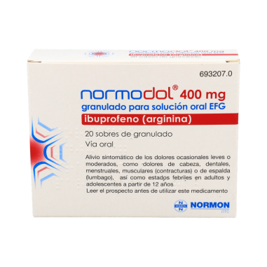 DIFENADOL RAPID EFG 400 mg 20 SOBRES GRANULADO PARA SOLUCION