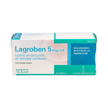 LAGROBEN 5 mg/ml COLIRIO EN SOLUCION 30 MONODOSIS 0,4 ml
