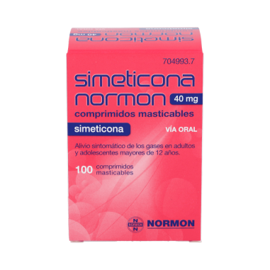 NORAFLAT 40 mg 100 COMPRIMIDOS MASTICABLES