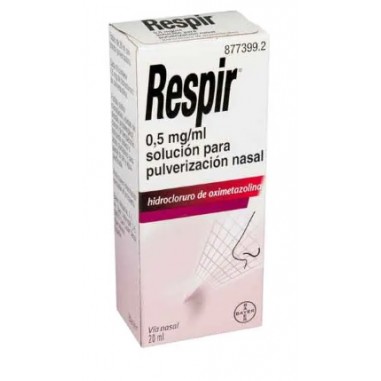 RESPIR 0,5 mg/ml SOLUCION PARA PULVERIZACION NASAL 1 FRASCO
