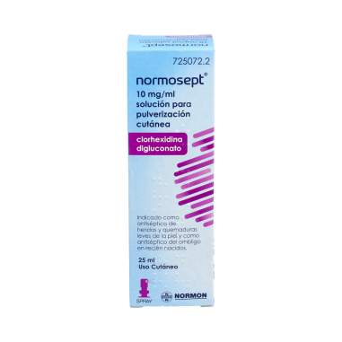 NORMOSEPT 10 mg/ml SOLUCION PARA PULVERIZACION CUTANEA 1 FRA