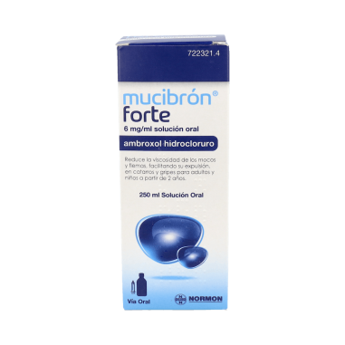 MUCIBRON FORTE 6 mg/ml SOLUCION ORAL 1 FRASCO 250 ml